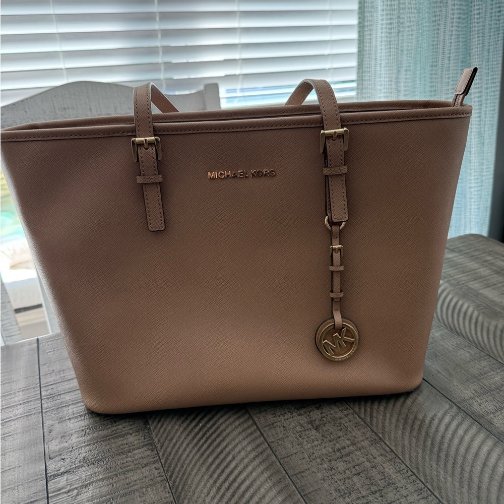 Michael Kors Tan Leather Tote